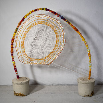 An image of artwork by SAIC Fiber & Material Studies student Ellie Anderson