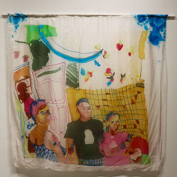 An image of artwork by SAIC fiber and material studies student Brianna Perry
