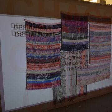 An image of artwork by SAIC Fiber & Material Studies student Emilka Wolniewicz