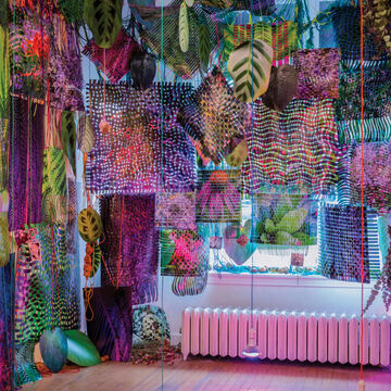 Installation view at the Wellness Center