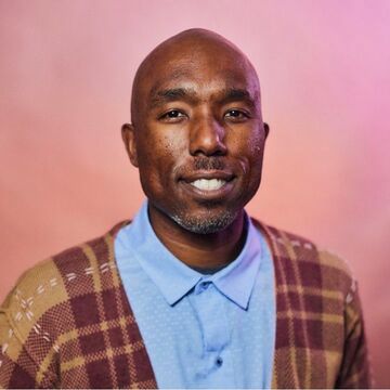 A headshot of Homan Square artist in residence Barber.
