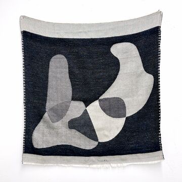 digital black, white, gray weaving