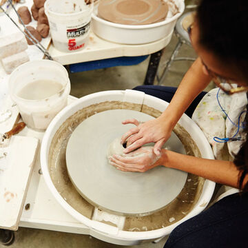 Ceramics Department Potting Wheel