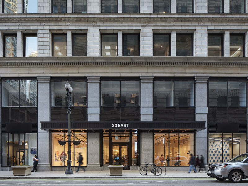 SAIC Galleries exterior.