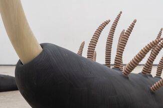 Detail of a sculpture by Jonathan Lanier