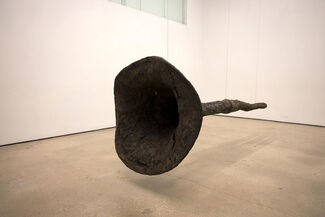 Sculptural artwork by Olivia JS Lee suspended in a gallery space