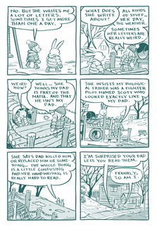 Comic strip by Sam Sharpe