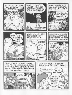 Comic strip by Sam Sharpe
