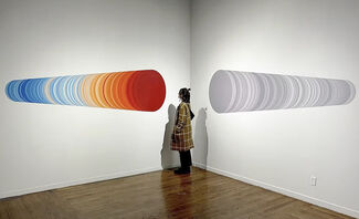 A photo of Andrew Yang's installations 'Record of Heedless History' and 'A Space of Pivotal Possibility'
