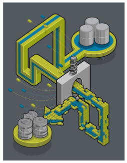 Illustrated data flowchart by Mark Skillicorn. 