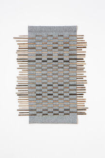 Gray and brownscale sculpture by Yasmin Spiro. 