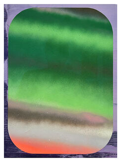 Colorful painting by Dan Devening. 