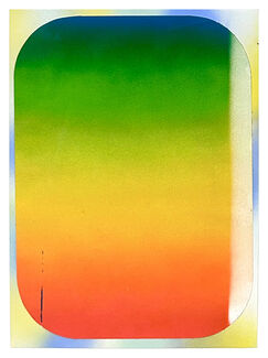 Colorful painting by Dan Devening.