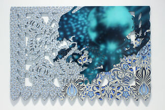 Bluescale painting on MDF by David Lozano. 