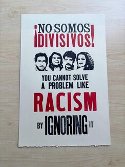 An example of student work produced in SAIC's Letterpress Broadside Editions course.