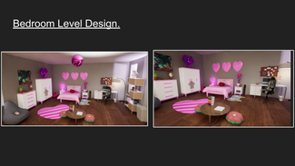 3D render of a bedroom. 