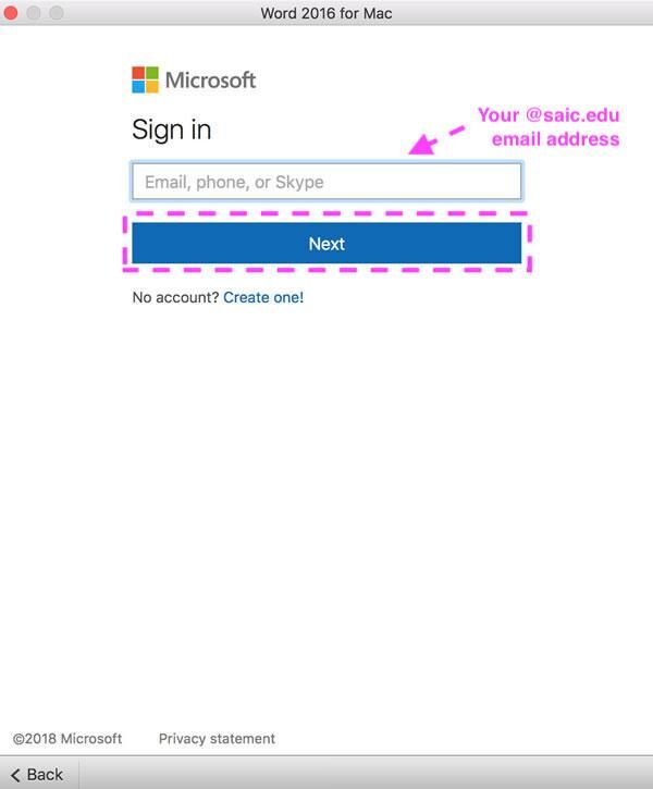 An image of a sign in page for an Office 365 account.