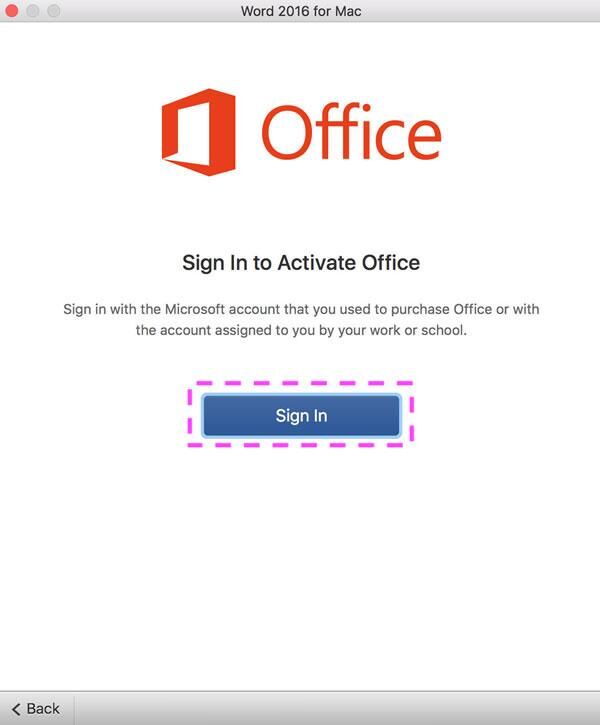 An image of a sign in page for an Office 365 account.