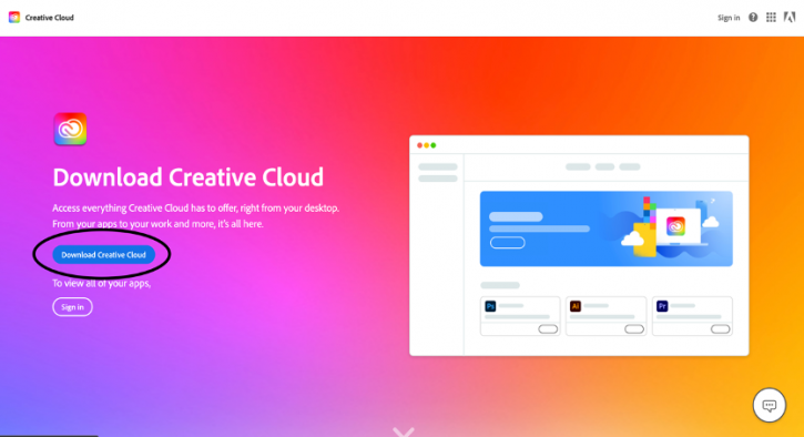 Download Creative Cloud