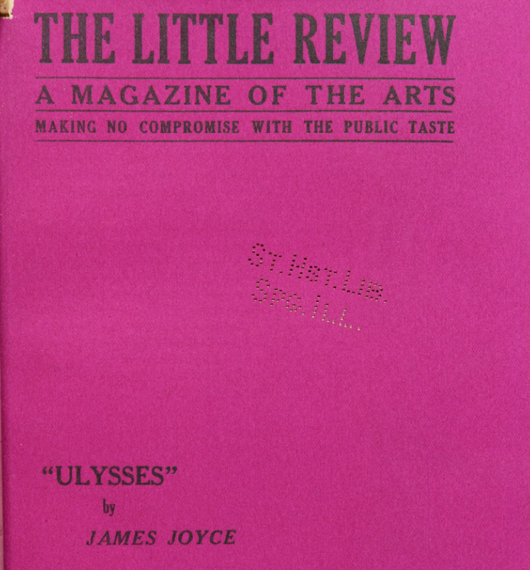 Issue of the Little Review featuring Ulysses