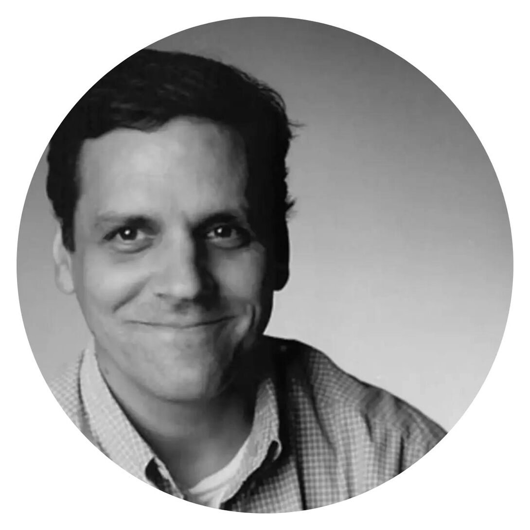 A black and white photo of Charlie Pipal