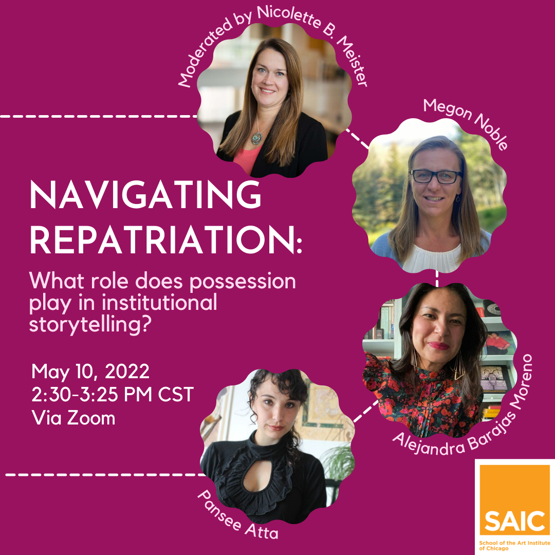 Navigating Repatriation Symposium Spring 2022 Navigating Repatriation Symposium Flyer SP22