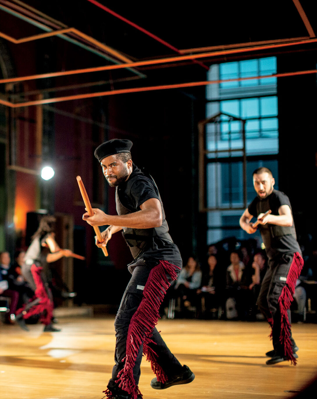 Jefferson Pinder, This Is Not a Drill, 2019, performance at the Chicago Cultural Center