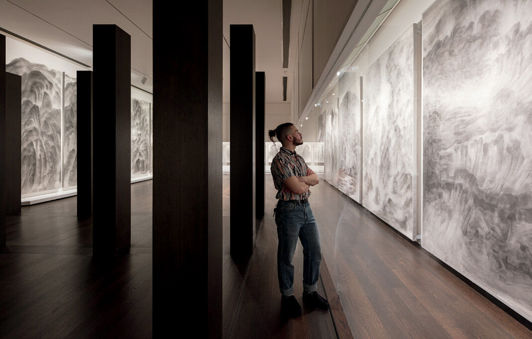 Tadao Ando room, courtesy of the Art Institute of Chicago