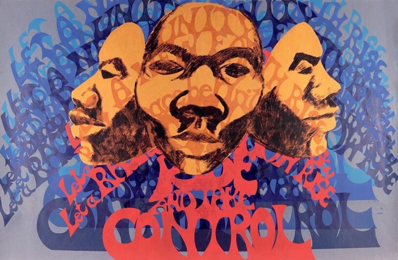 Barbara Jones- Hogu (BFA 1964), Rise and Take Control, 1970, screenprint, 23 x 35 in. Courtesy of Lusenhop Fine Art, Cleveland Barbara Jones- Hogu (BFA 1964), Rise and Take Control, 1970, screenprint, 23 x 35 in. Courtesy of Lusenhop Fine Art, Cleveland