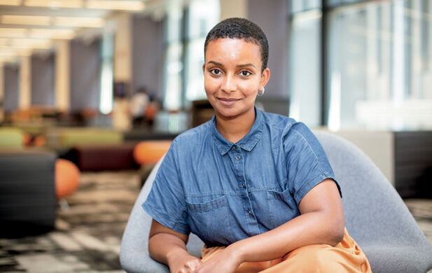 Graduate student Johanna Tesfaye received a grant to create a makespace for SAIC’s Black, Brown, Indigenous, and people of color community. Graduate student Johanna Tesfaye received a grant to create a makespace for SAIC’s Black, Brown, Indigenous, and people of color community.